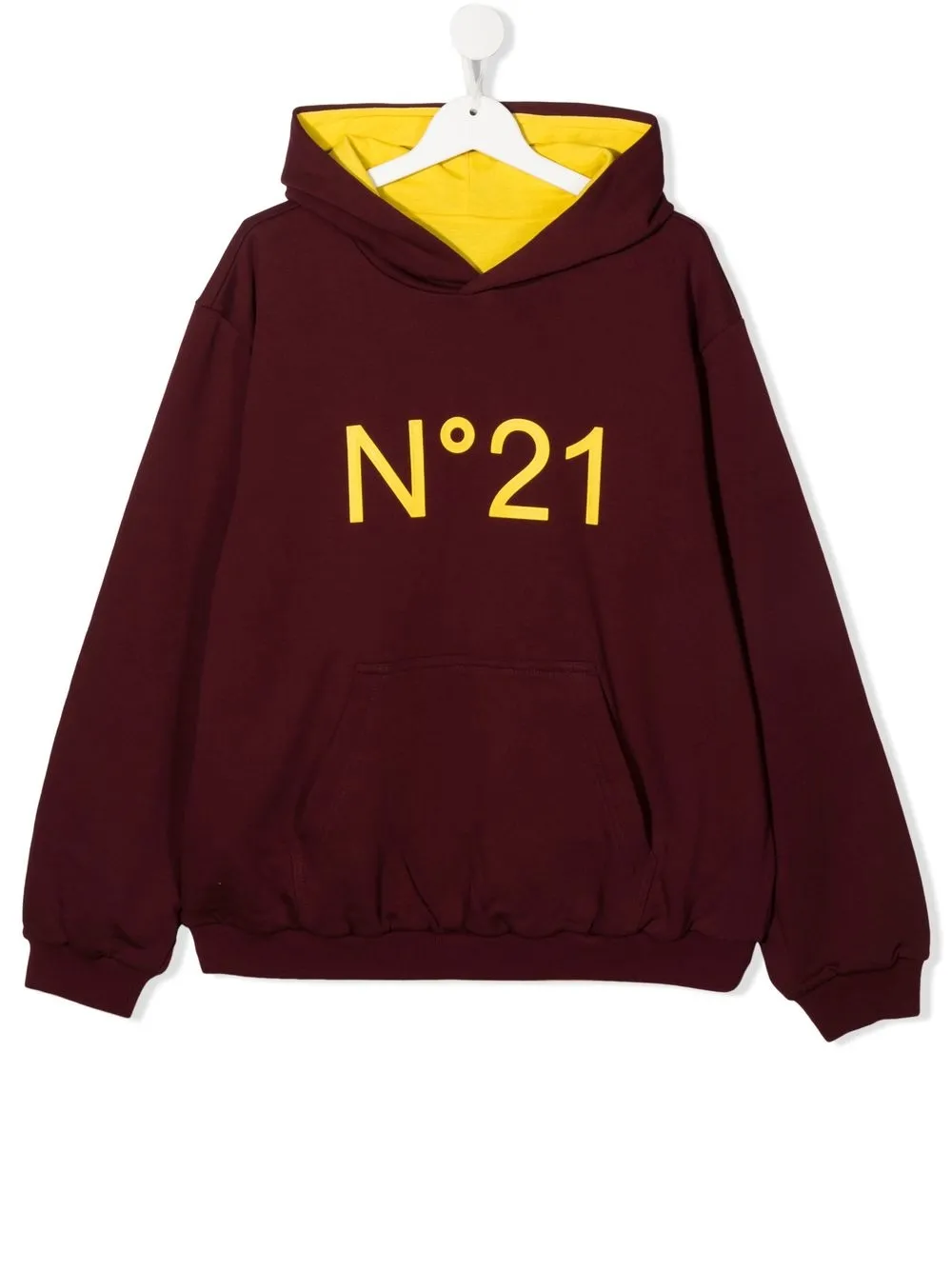 

Nº21 Kids TEEN logo-print hoodie - Red