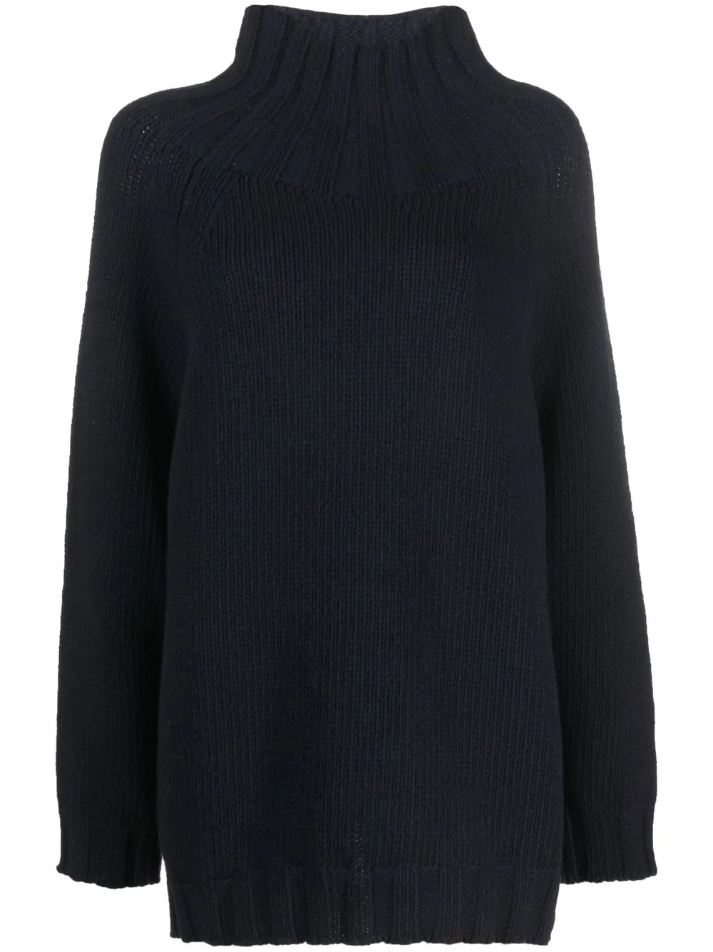 

ASPESI funnel-neck knitted jumper - Blue