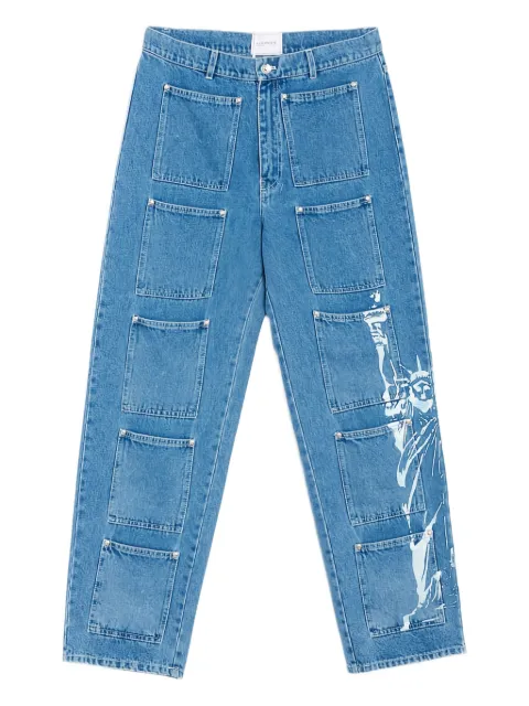 Lourdes  patch-pocket jeans