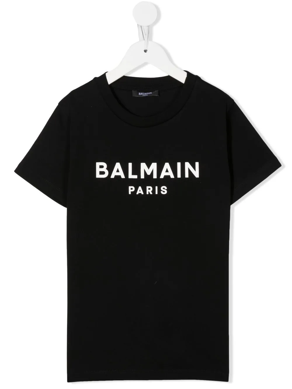 

Balmain Kids playera con logo estampado - Negro