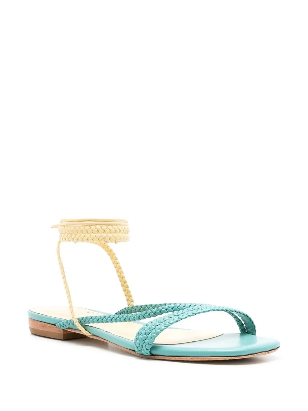 Sarah Chofakian Courtney braided-strap flat sandals | Heeled Sandals | Image 2