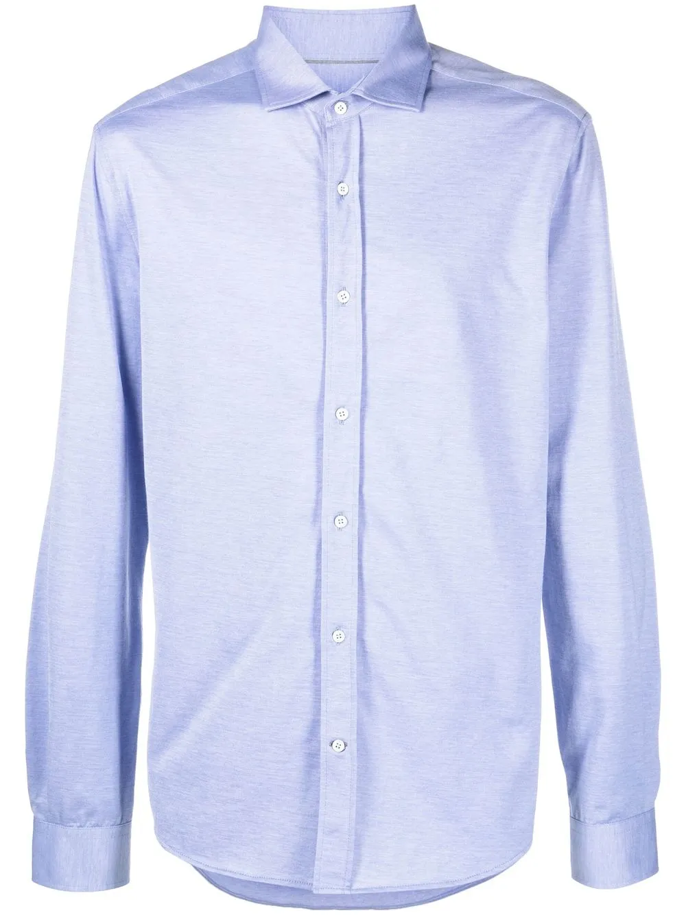 Brunello Cucinelli long-sleeve buttoned shirt - Blue