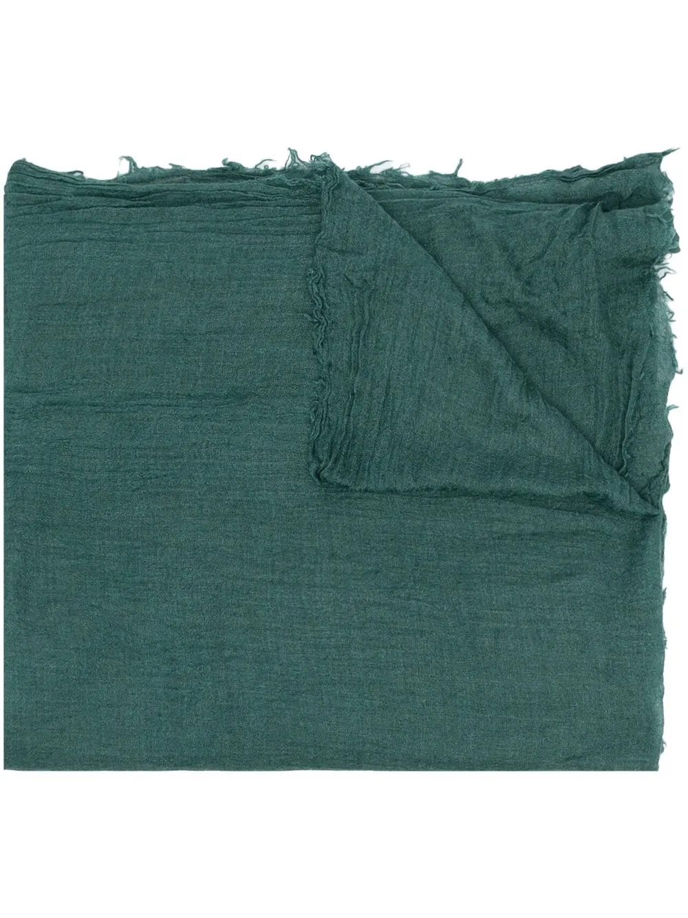 

Rick Owens frayed cashmere-silk scarf - Green