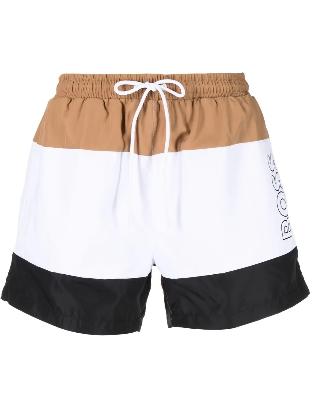 

BOSS shorts de playa con logo estampado - Multicolor