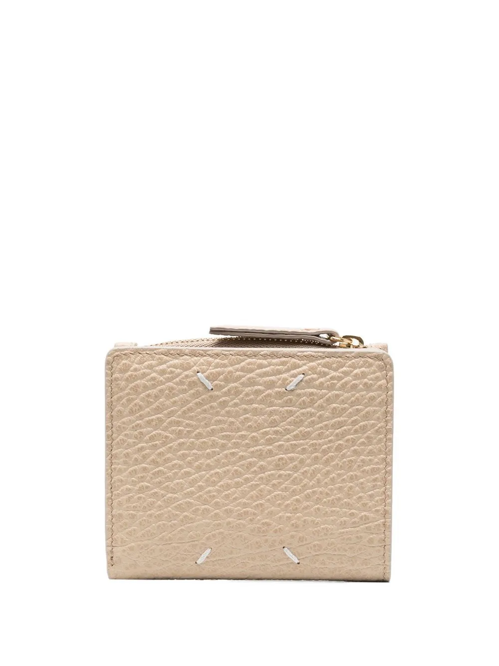 

Maison Margiela cartera con detalle del logo y diseño de cuatro costuras - Neutro