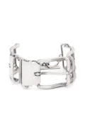 Marine Serre Metaclasp buckle-detailed bracelet - Silver