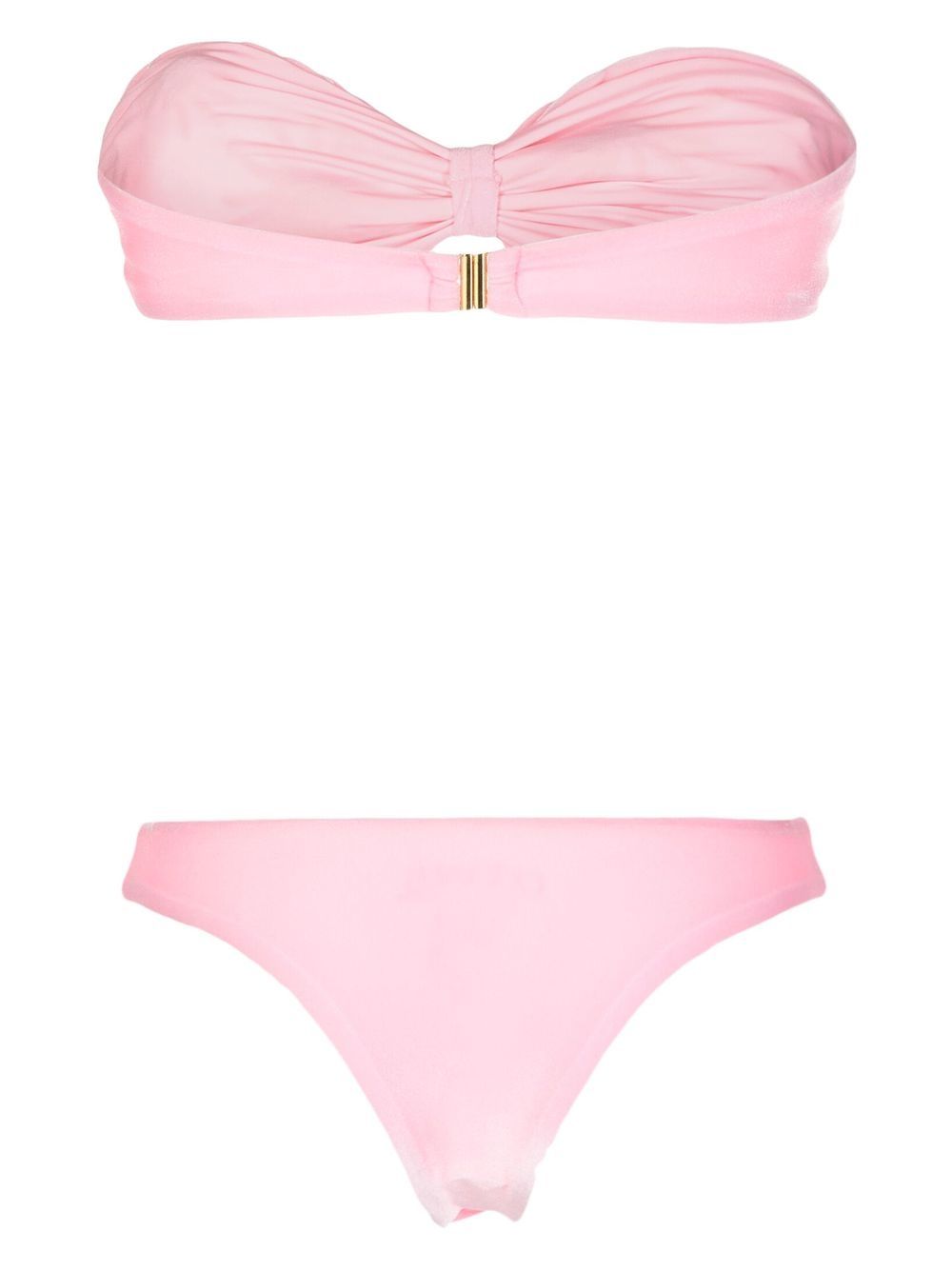 Oceanus Stella Embellished Bandeau bikini-set - Farfetch