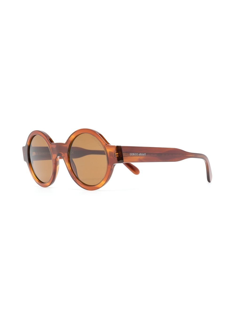 tinted-lens round-frame sunglasses