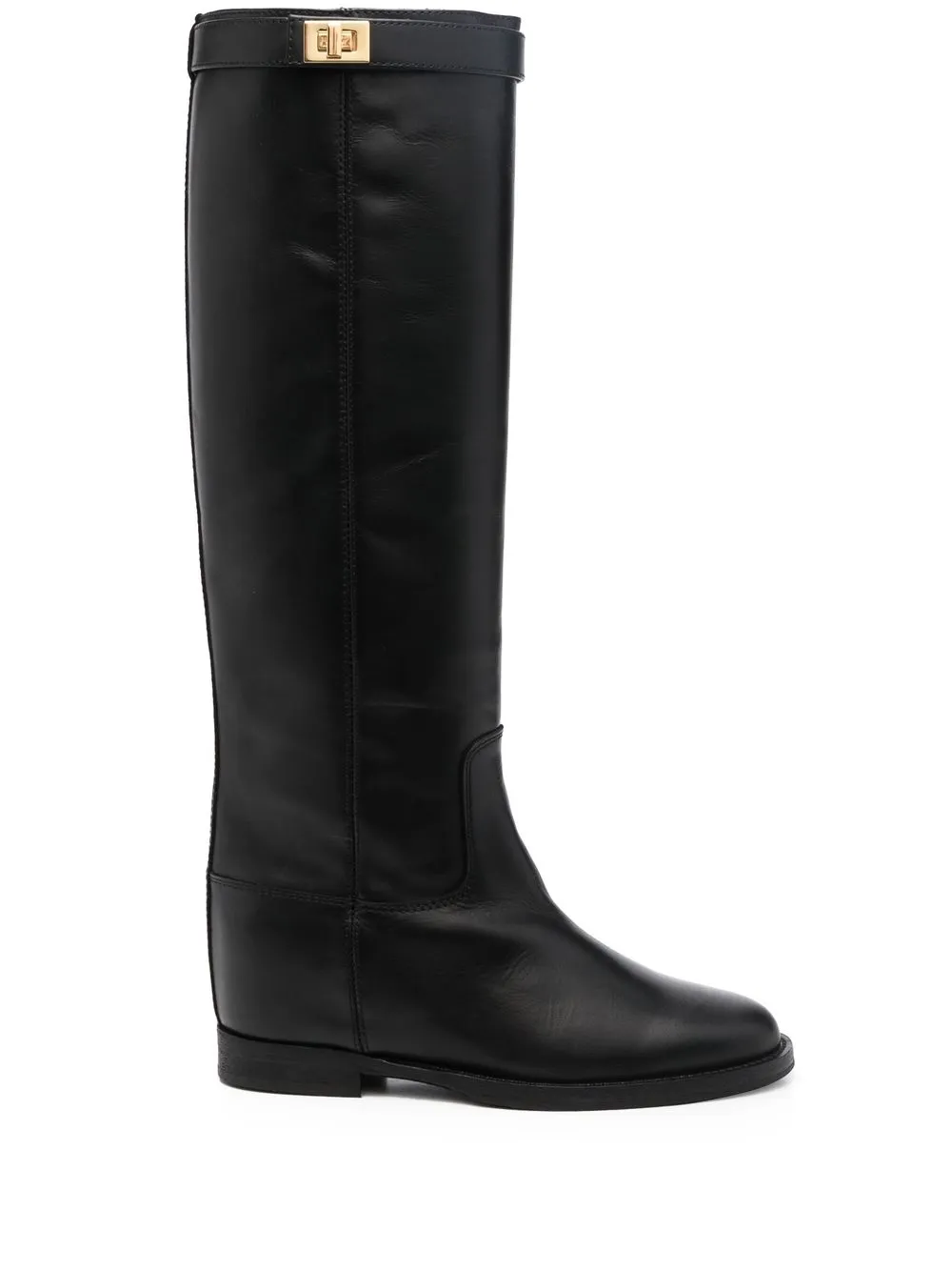 

Via Roma 15 botas por la rodilla - Negro