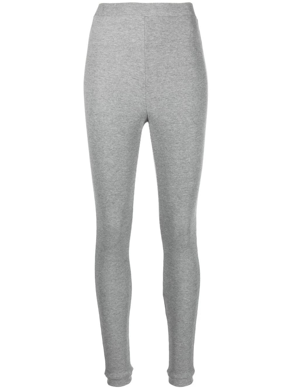 

Magda Butrym leggins de canalé fino - Gris