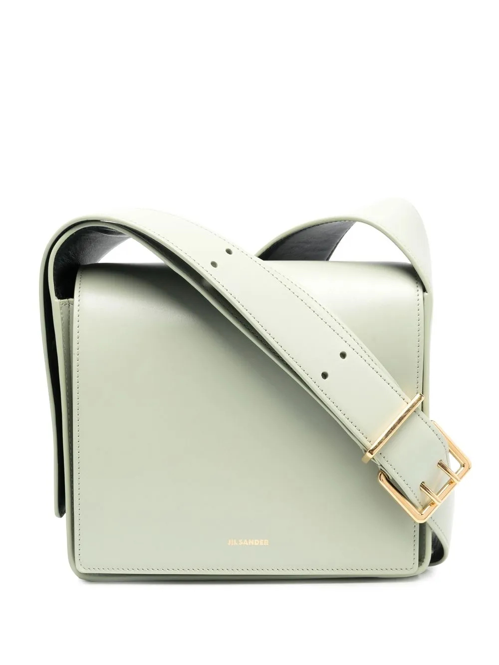 

Jil Sander medium leather shoulder bag - Green