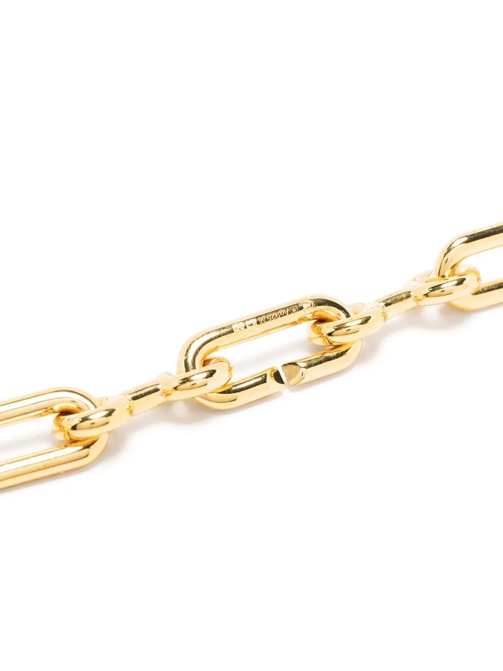 Charlotte Chesnais Maxi Binary Chain Necklace In Gold Vermeil In Gold