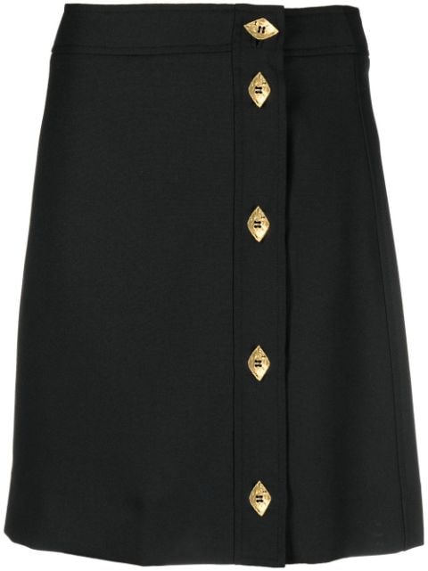 GANNI button-up mini skirt