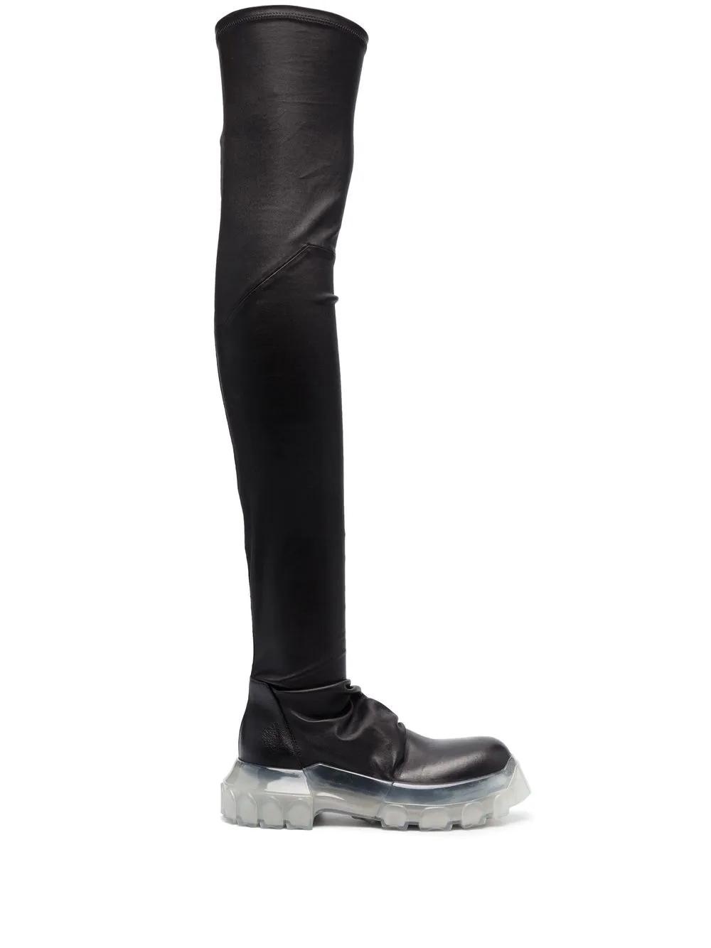 

Rick Owens botas altas Strobe Bozo - Negro