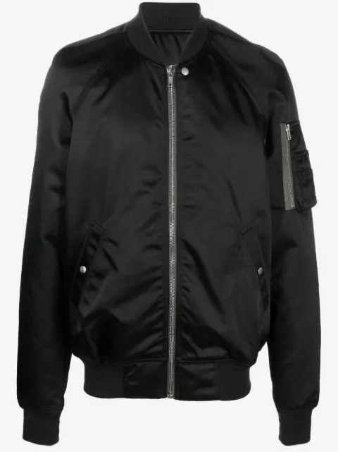 Rick Owens zip-up bomber jacket