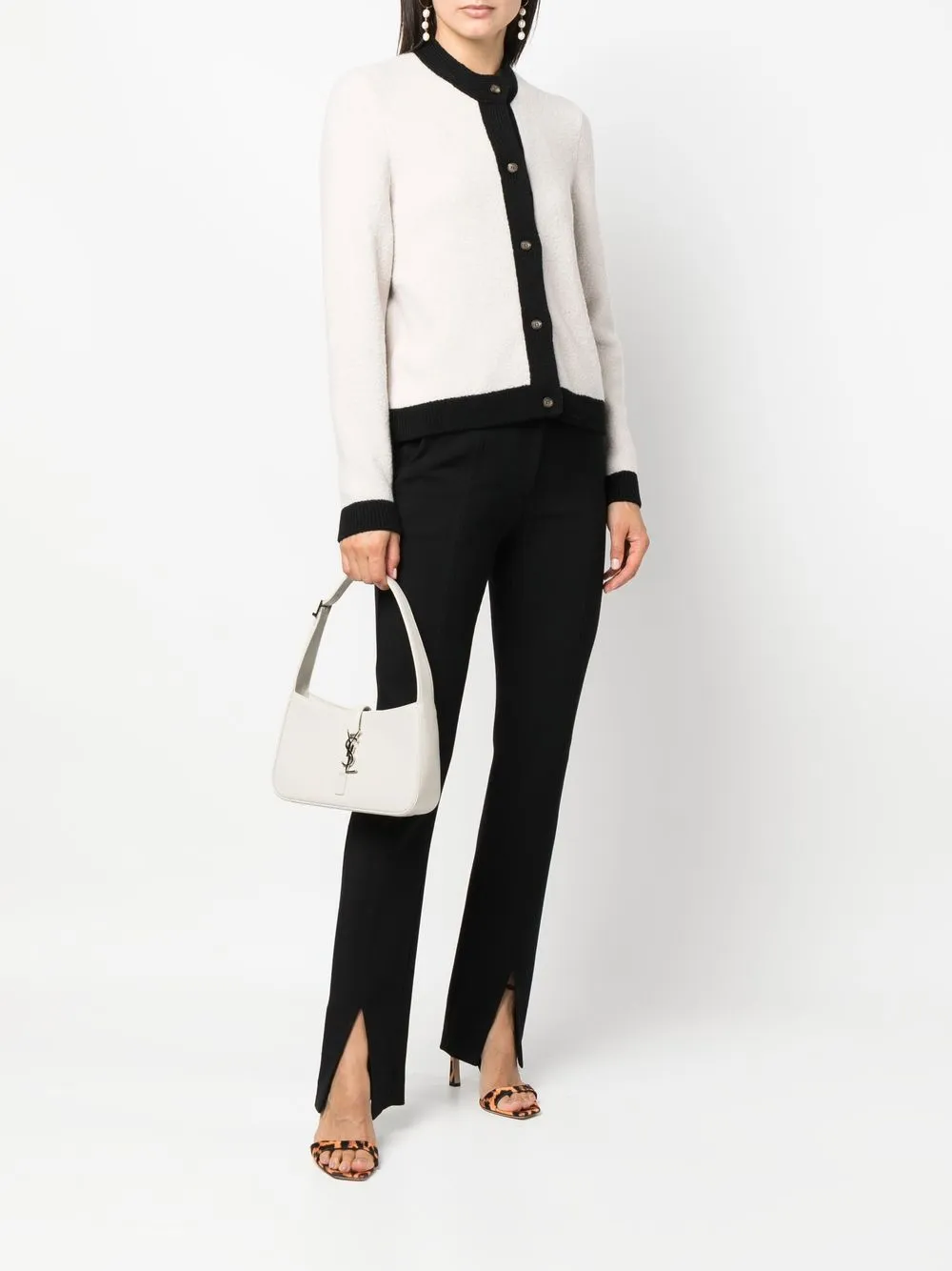 Rochas contrast-trim knitted cardigan | Cardigans | Image 2