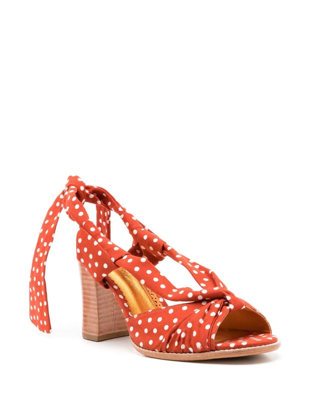 Sarah Chofakian Frida ankle-tie 90mm sandals | Heeled Sandals | Image 2