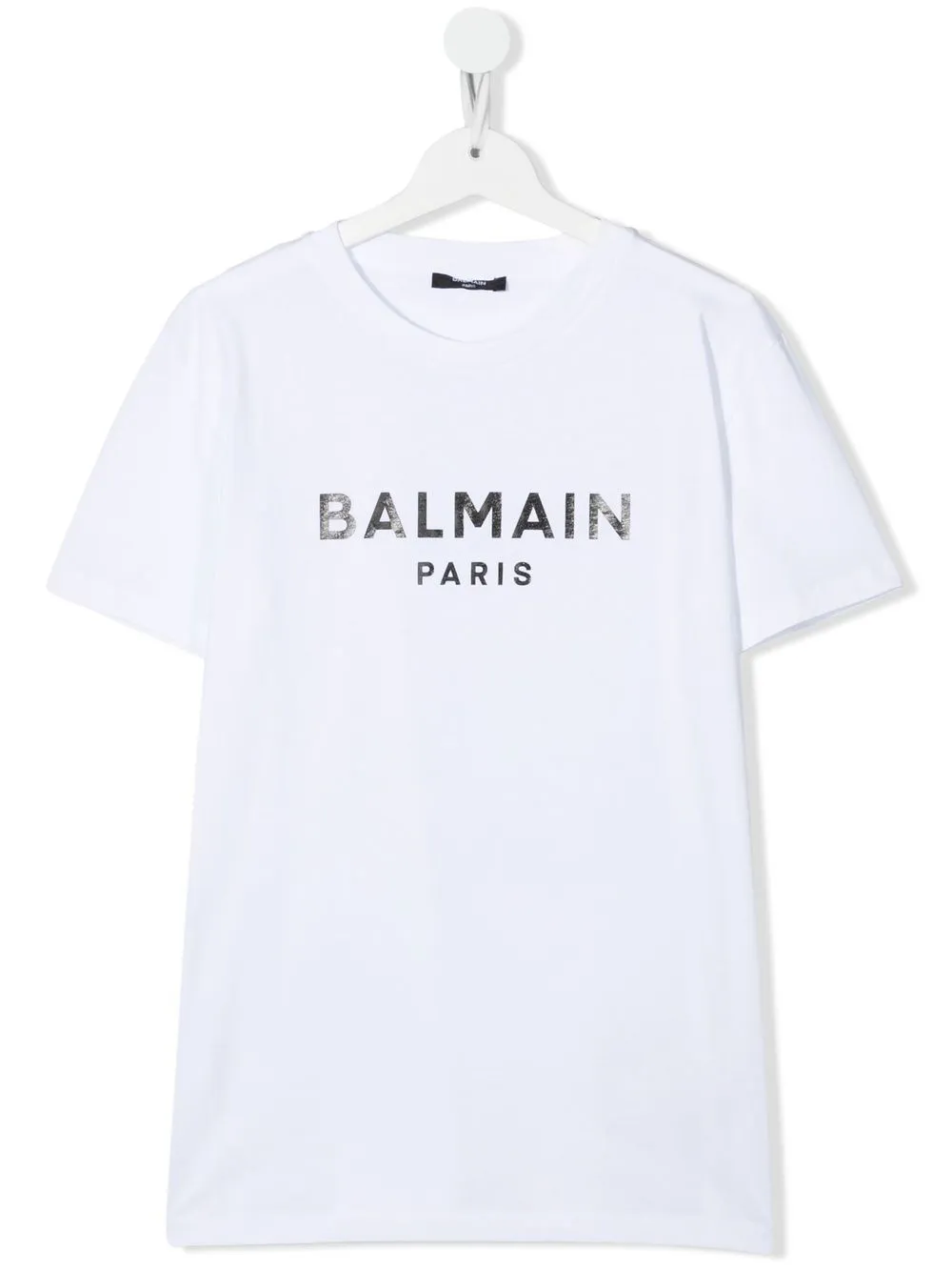 

Balmain Kids playera con logo estampado - Blanco