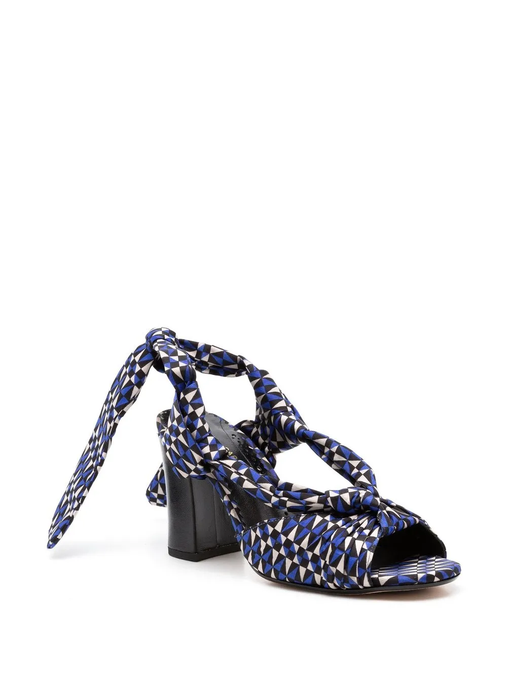 Sarah Chofakian ankle tie-fastening 90mm sandals | Heeled Sandals | Image 2