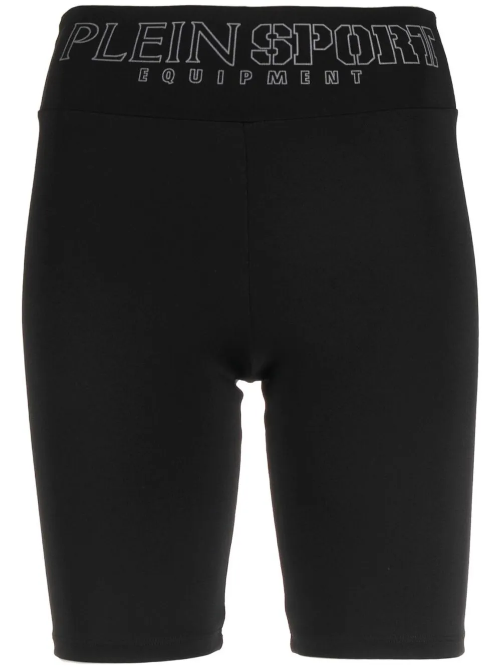 

Plein Sport culottes de ciclismo con logo estampado - Negro