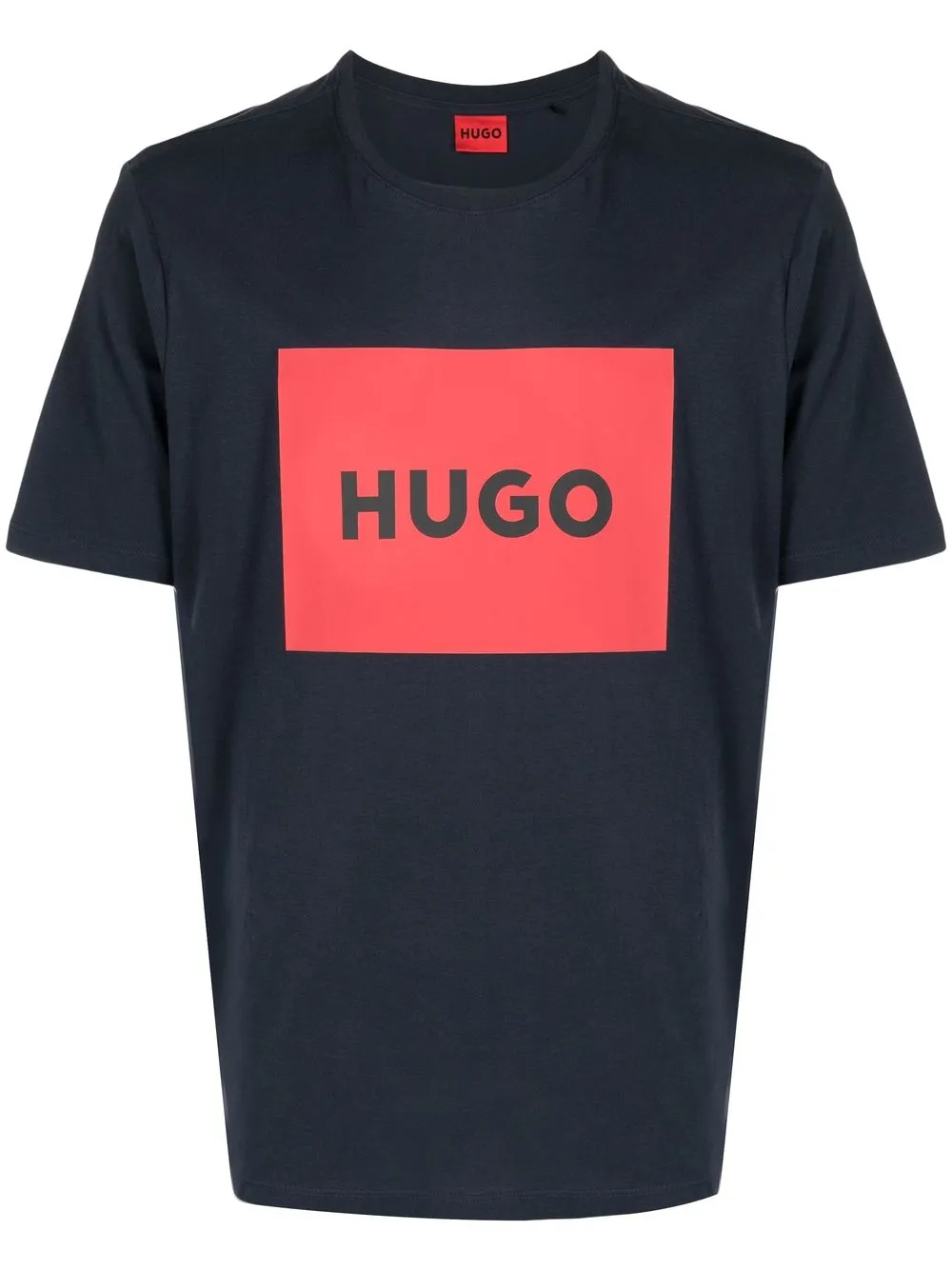 

HUGO playera Dulive con logo estampado - Azul