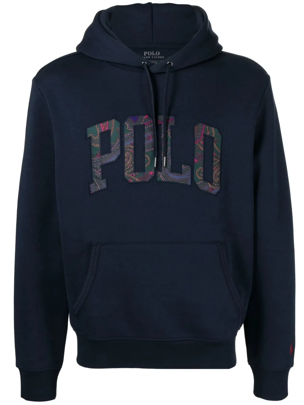 

Polo Ralph Lauren logo embroidered hoodie - Blue