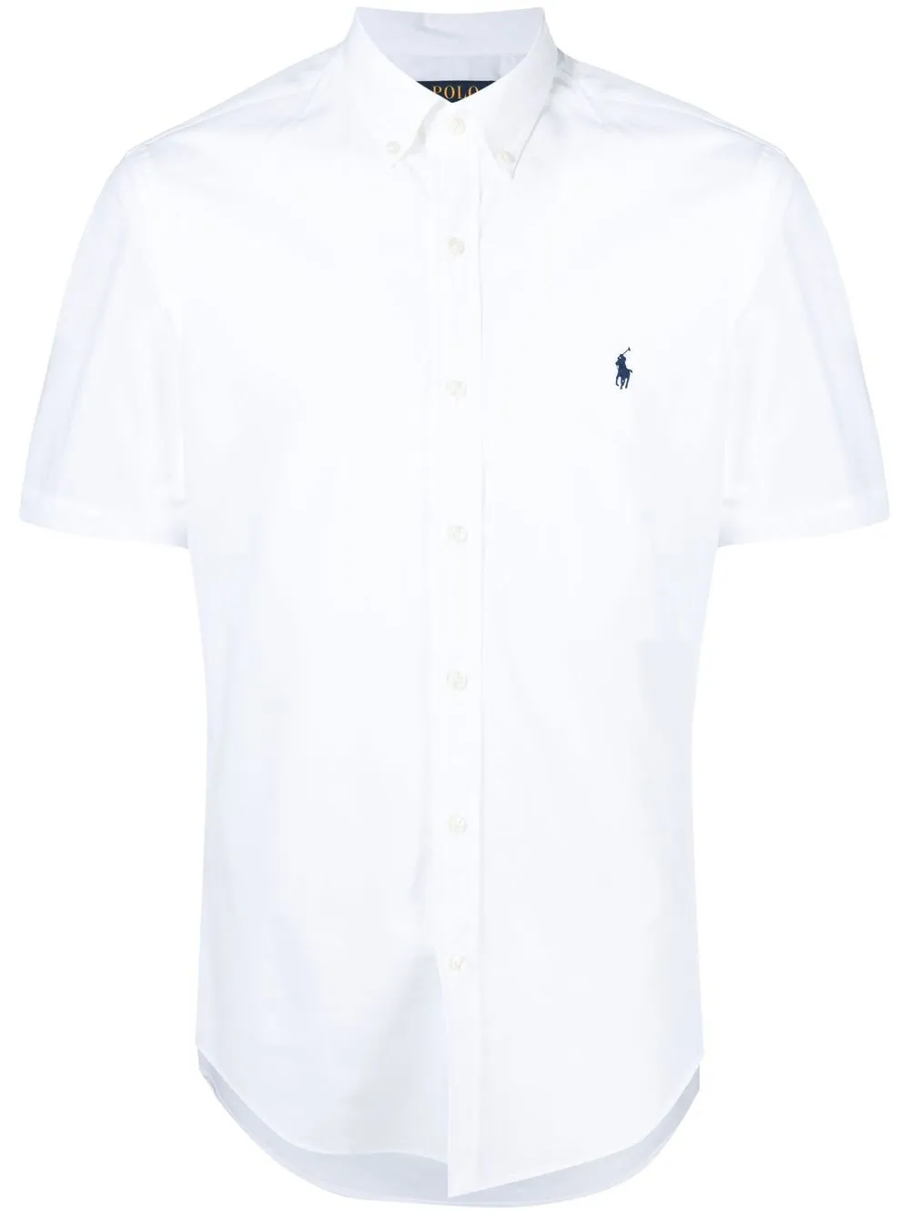 

Polo Ralph Lauren playera manga corta con logo bordado - Blanco