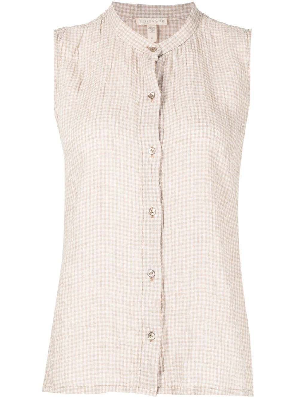 Image 1 of Eileen Fisher قميص بأزرار وبدون أكمام