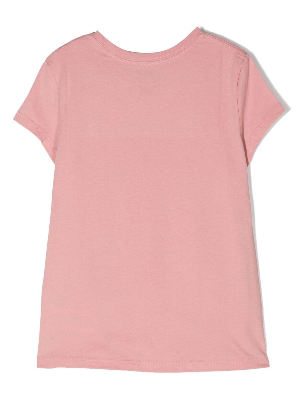 Ralph Lauren Kids T-shirt met geborduurd logo - Roze