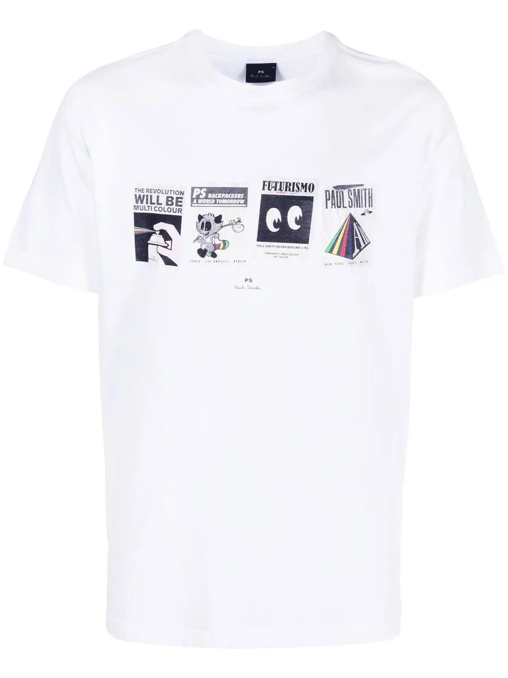 

PS Paul Smith playera con estampado gráfico - Blanco