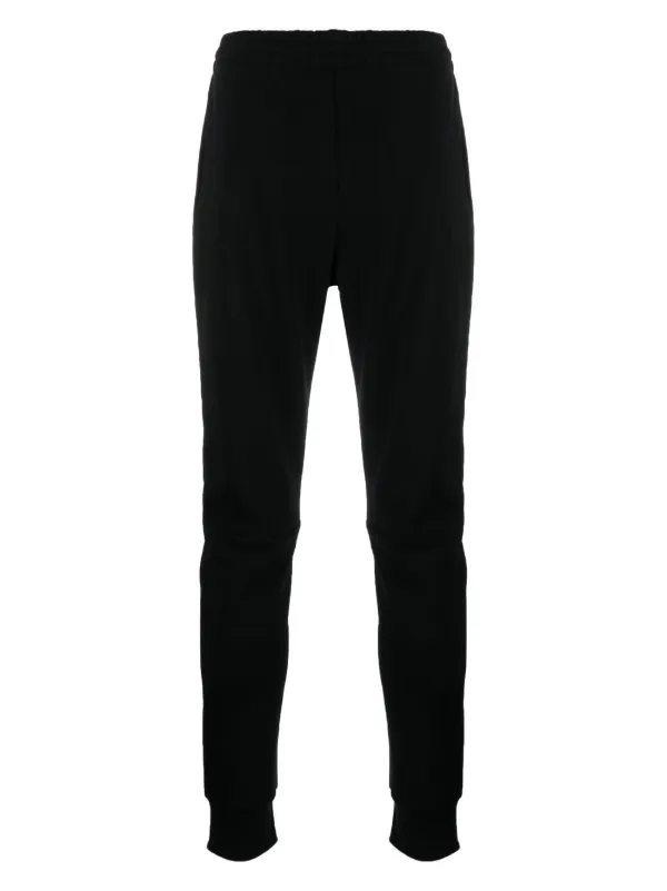 Lacoste black track discount pants