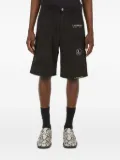 Lourdes patch-pocket shorts - Black