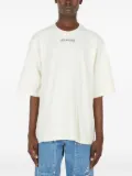 Lourdes city-skyline print T-shirt - White