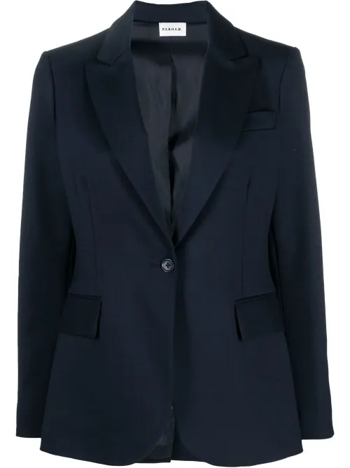 Veste boutonnée à revers pointus - P.A.R.O.S.H. - Modalova