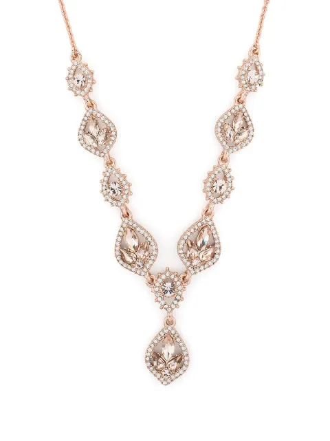 Marchesa Notte crystal-embellished Y-necklace