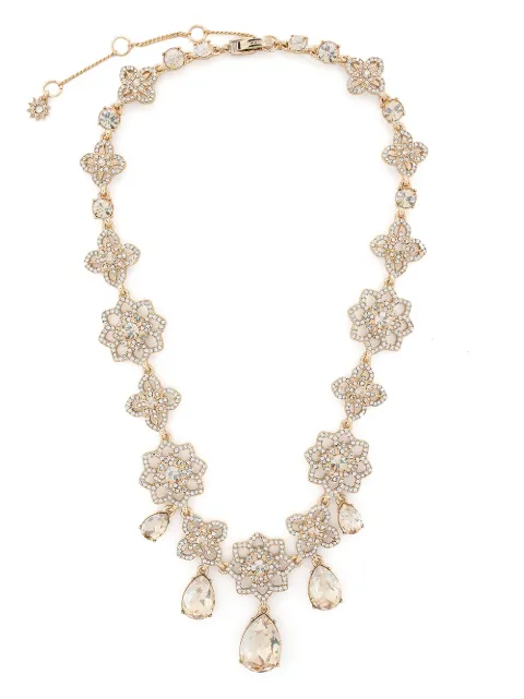 Marchesa Notte crystal drama collar necklace
