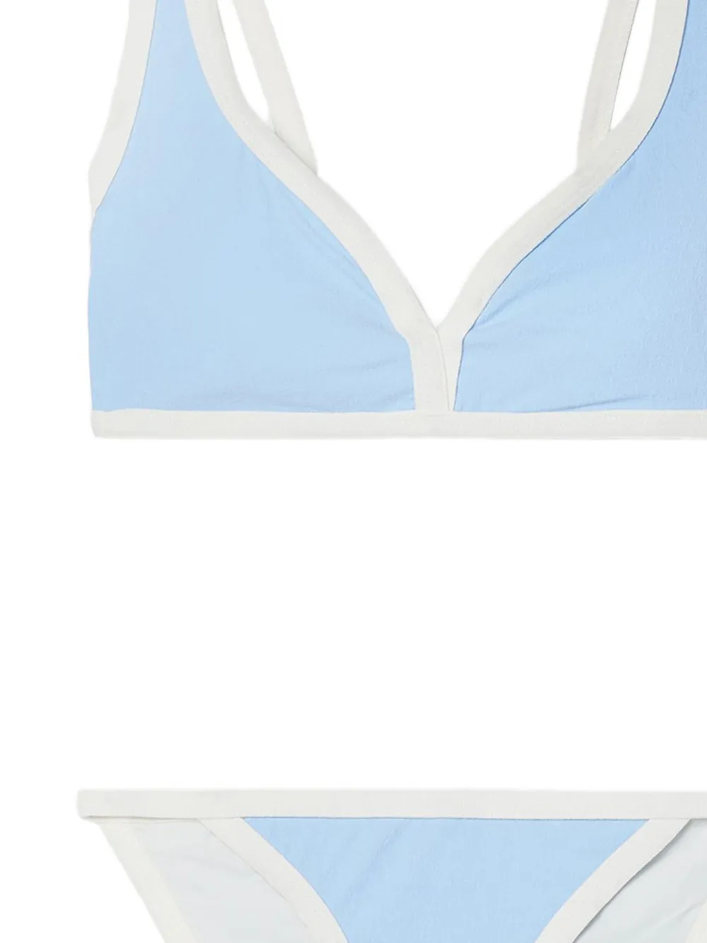  Lisa Marie Fernandez Tief Sitzender Maria Paspel Bikini   Blau 
