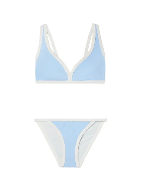 Lisa Marie Fernandez Maria low-waist piped bikini