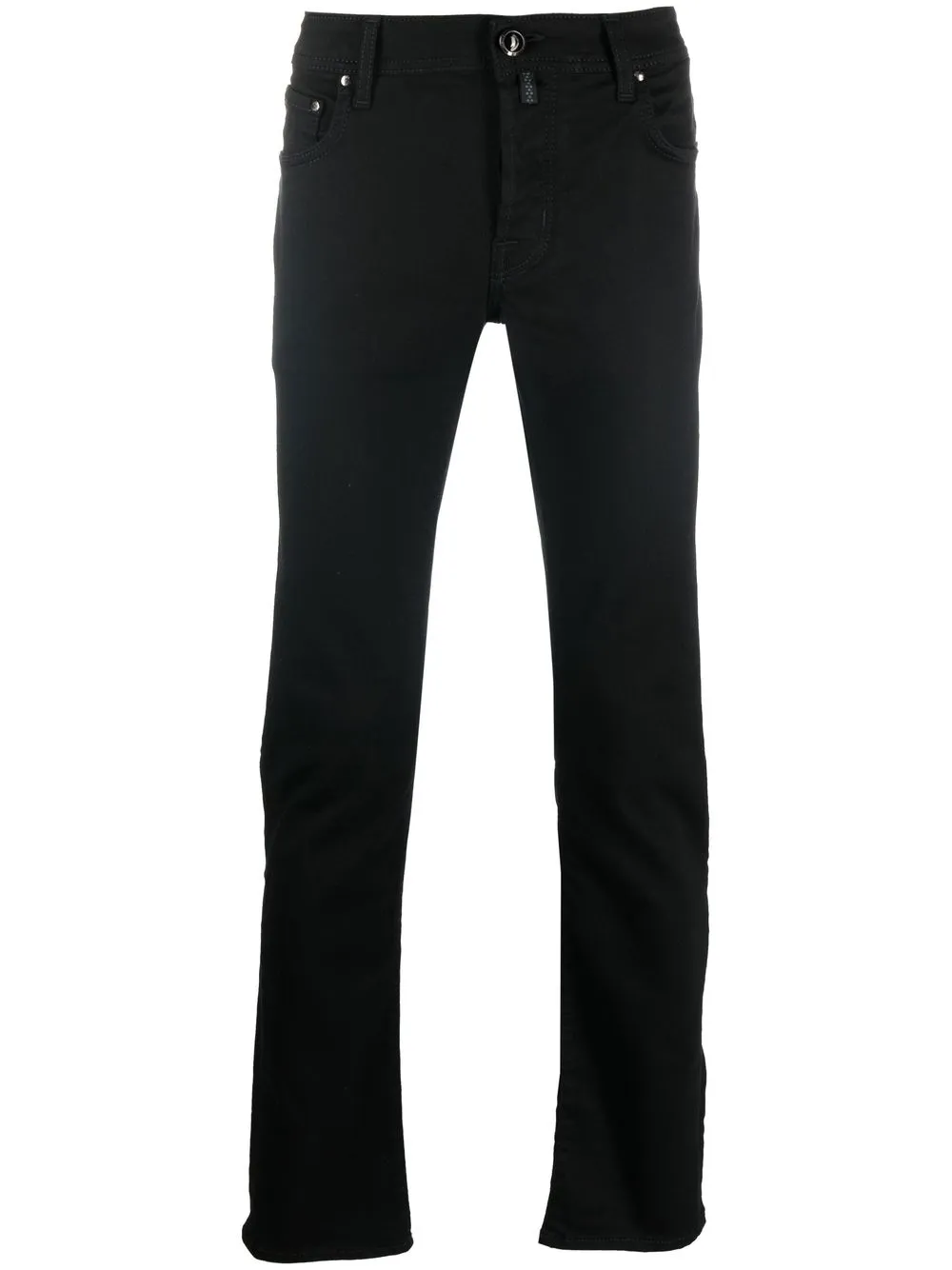 

Jacob Cohen jeans rectos con logo bordado - Negro