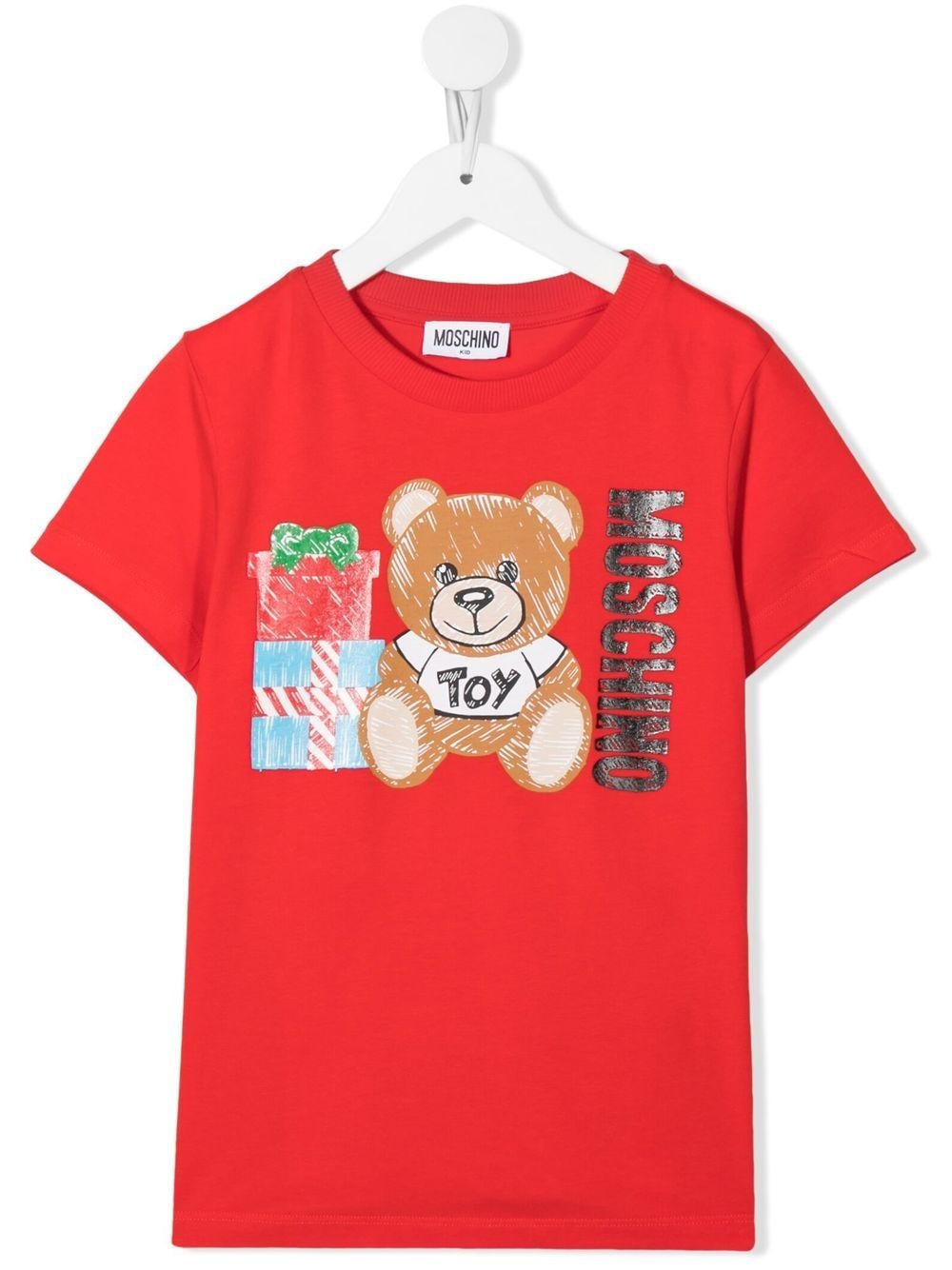 Moschino Kids logo-print Cotton T-shirt - Farfetch