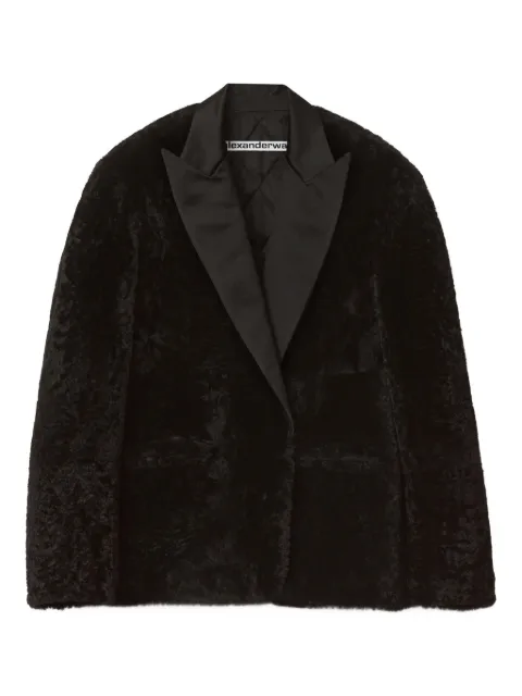 Alexander Wang Shearling tuxedo coat