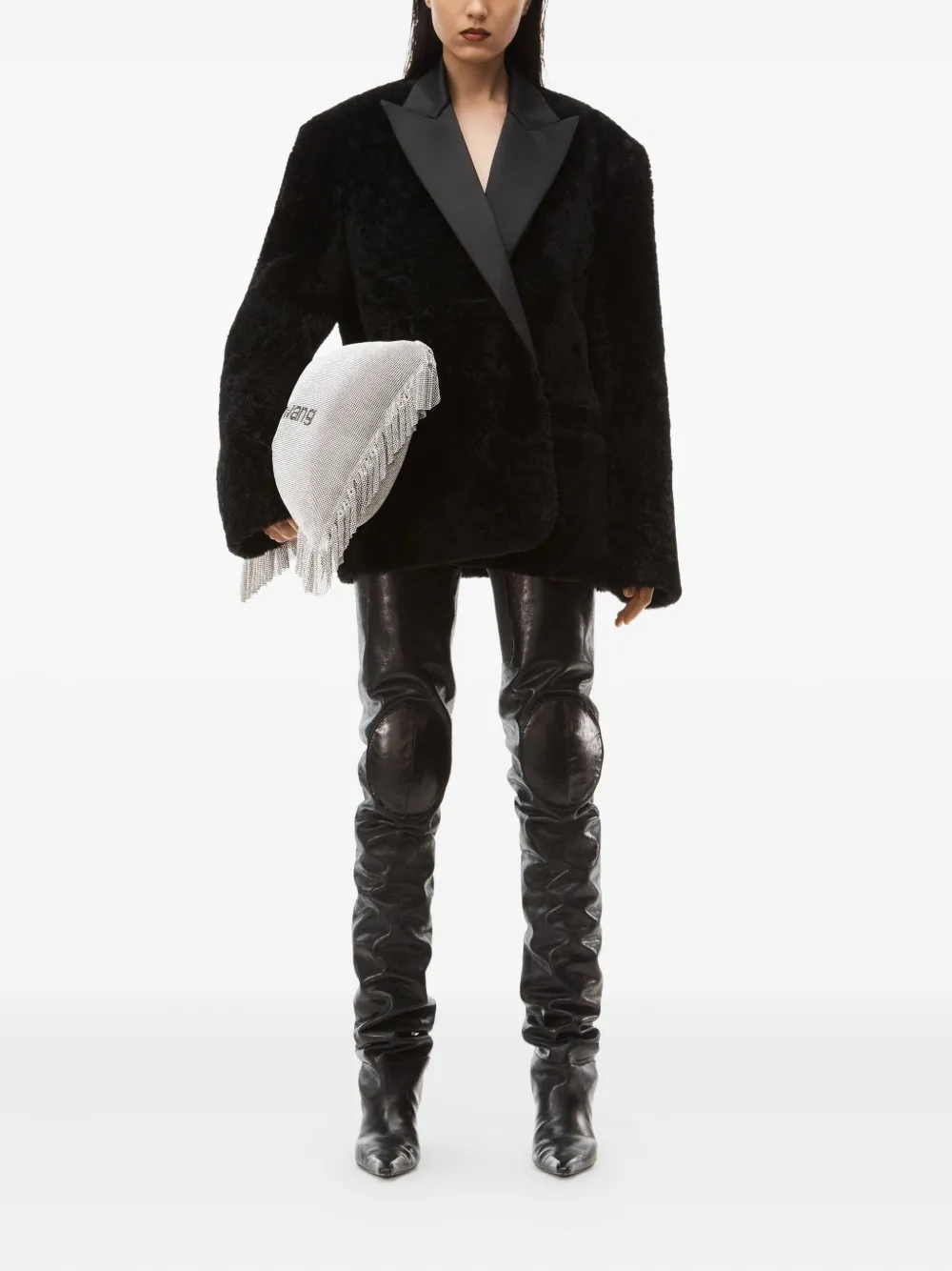 Alexander Wang Shearling tuxedo coat | Faux Fur & Shearling Coats | Image 2