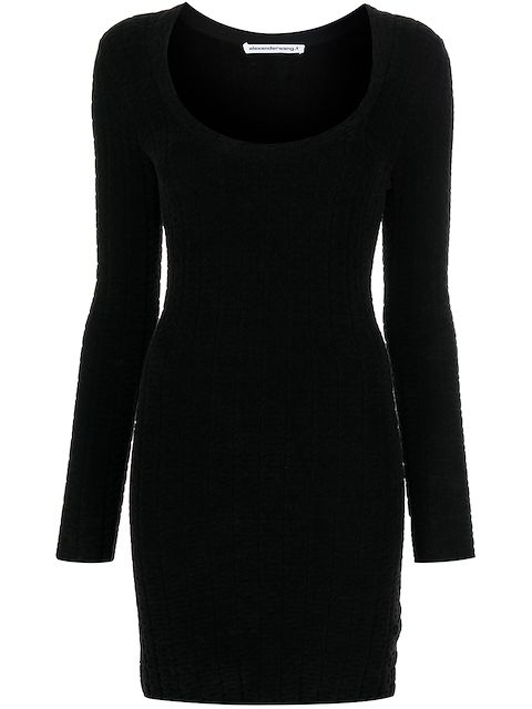 Alexander Wang LONG SLEEVE MINI DRESS