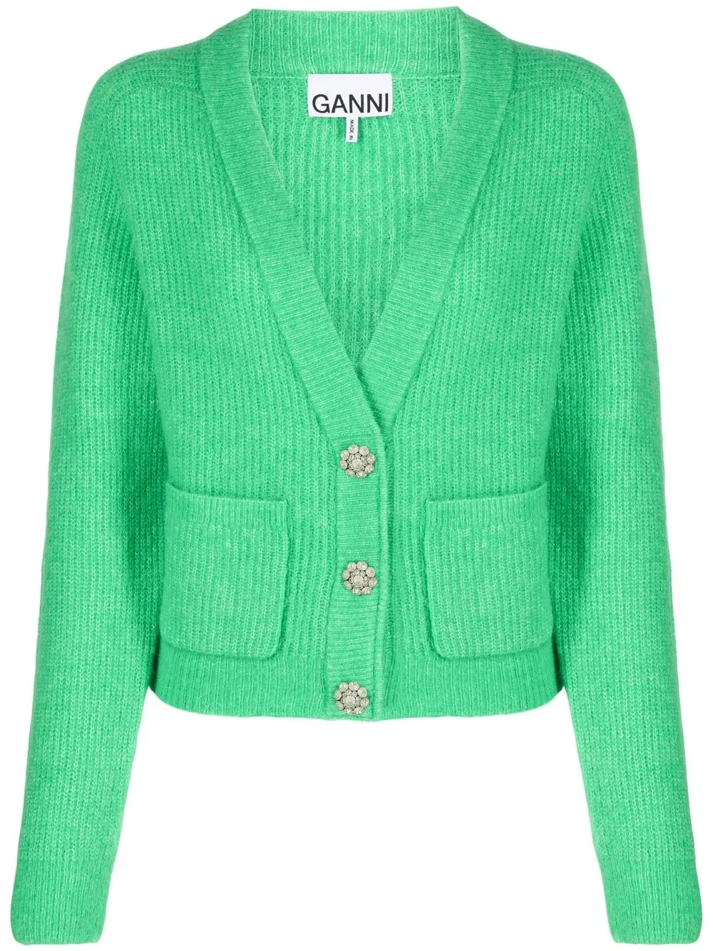 GANNI button-down Cardigan - Farfetch