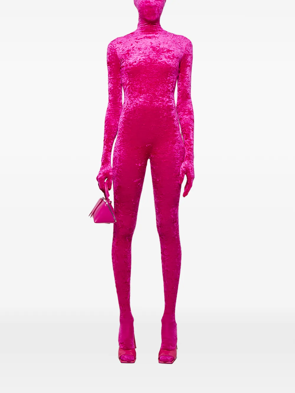 VETEMENTS Fluwelen jumpsuit - Roze