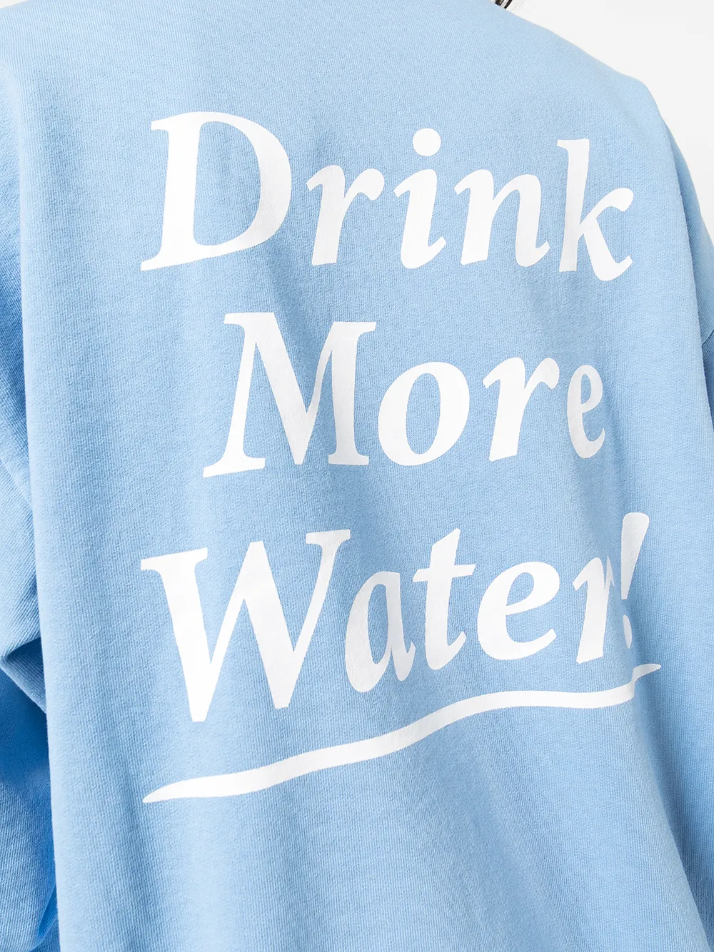 Sporty & Rich Drink More Water Crewneck Sweatshirt Farfetch