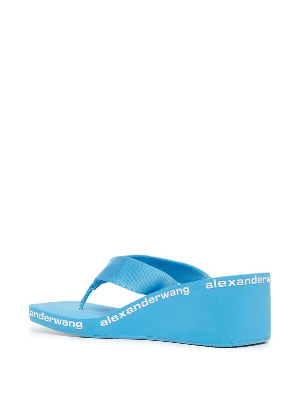 alexander wang blue sandals