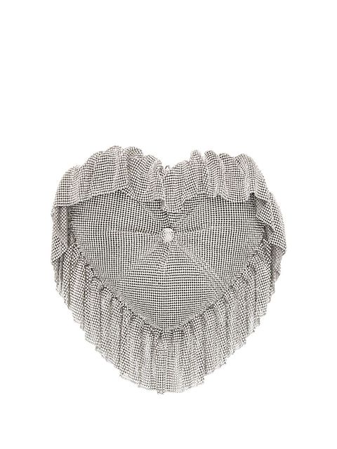 Alexander Wang heart pillow clutch 