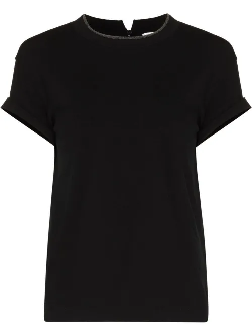 T-shirt à encolure ronde - Brunello Cucinelli - Modalova