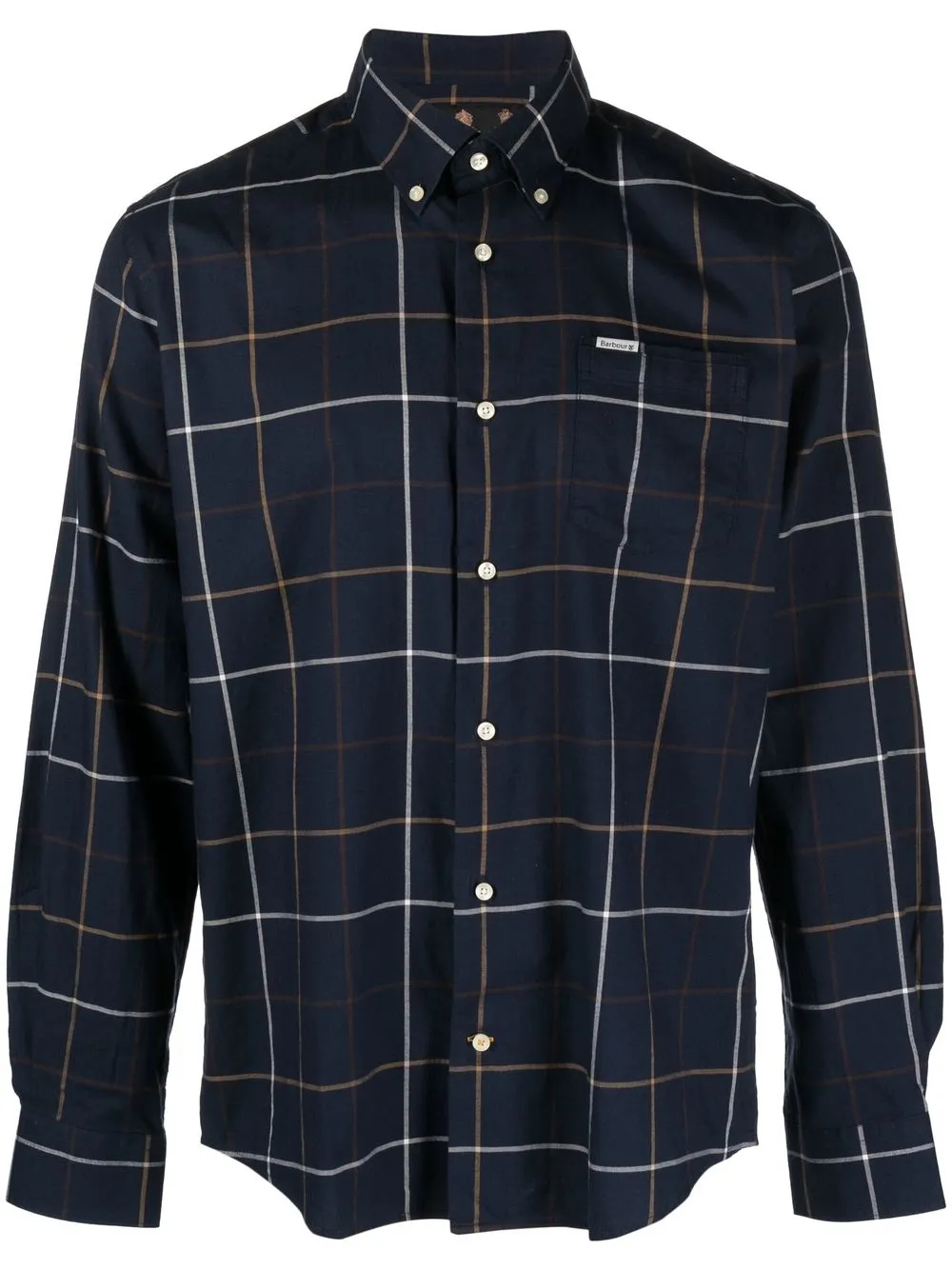 BARBOUR PLAID-CHECK PRINT SHIRT